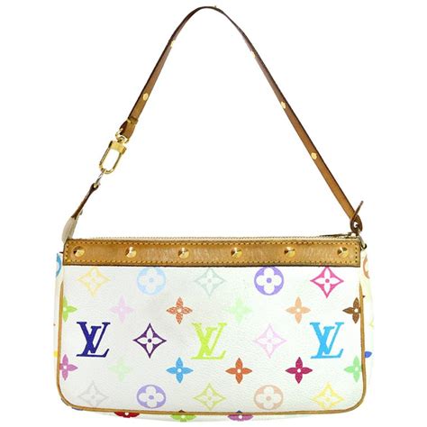 louis vuitton multi pochette white|louis vuitton pochette crossbody strap.